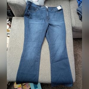 3/$20 Women's Plus Bootcut Midrise Blue Jeans